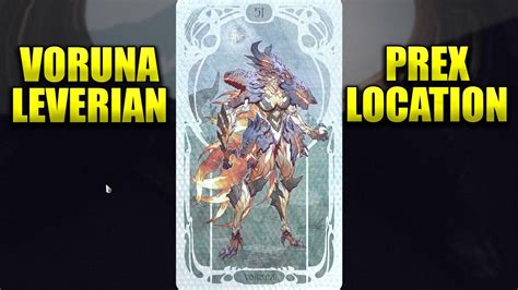 voruna warframe|warframe voruna prex card.